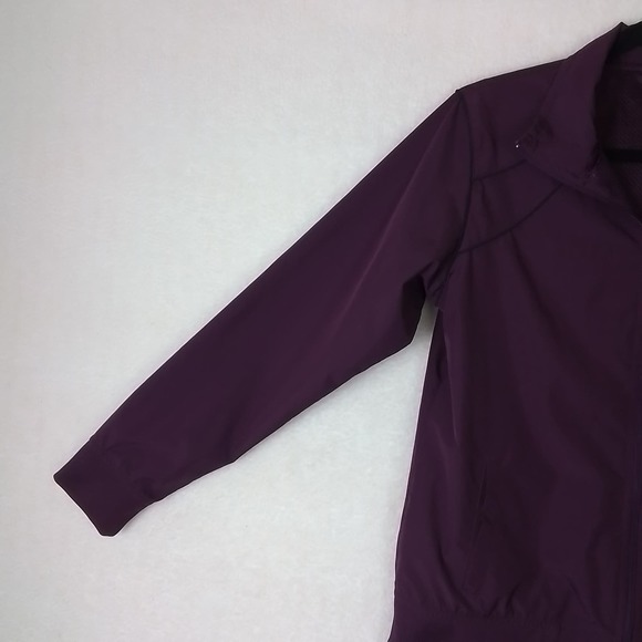 Champion‎ Track Jacket Windbreaker Size Medium in Purple - Picture 10 of 14
